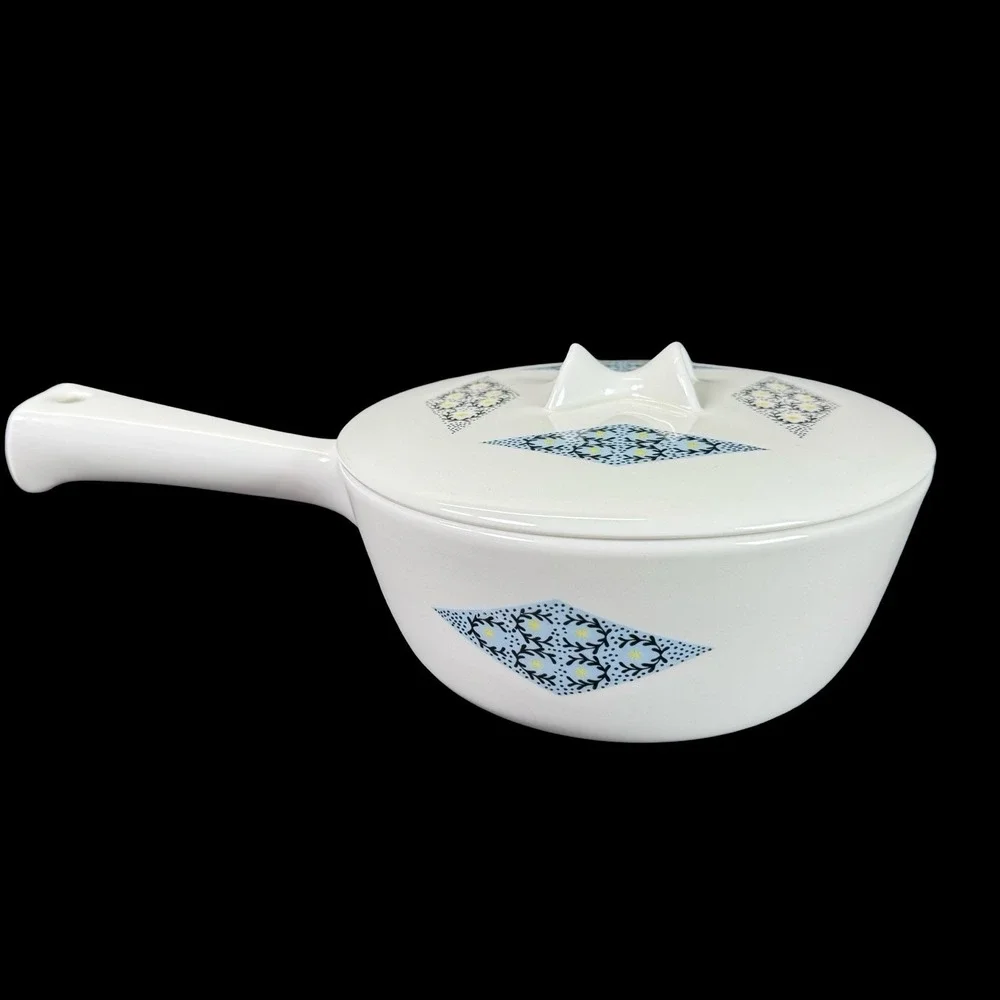 Informal Iroquois Ben Seibel Blue Diamond Coupe Pot Lid Vtg MCM Kitchen Cooking